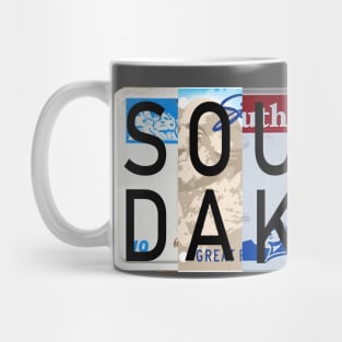 South Dakota License Plate Mug